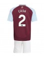 Aston Villa Matty Cash #2 Kotipaita Lasten 2024-25 Lyhythihainen (+ shortsit)